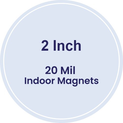 Magnet - 2 Inch Diameter Circle - 20 Mil