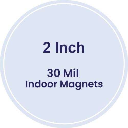 Magnet - 2 Inch Diameter Circle - 30 Mil