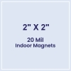 Magnet - 2x2 Square Corners - 20 Mil