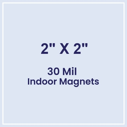 Magnet - 2x2 Square Corners - 30 Mil