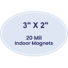 Magnet - 3x2 Oval Shape - 20 mil