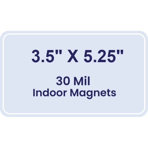 Magnet - 3.5x5.25 Round Corners - 30 Mil