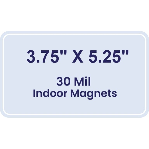 Magnet - 3.75x5.25 Round Corners - 30 Mil