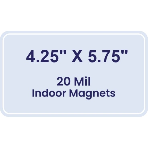 Magnet - 4.25x5.75 Round Corners - 20 mil