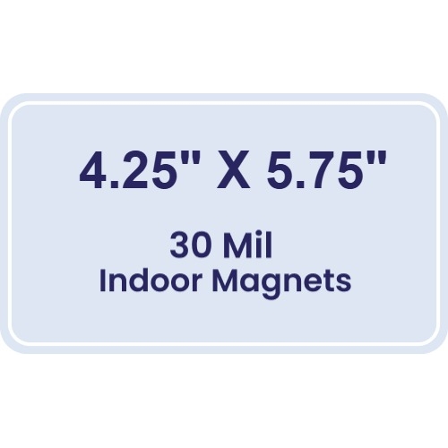 Magnet - 4.25x5.75 Round Corners - 30 Mil