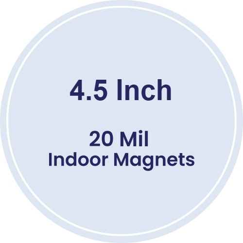 Magnet - 4.5 Inch Diameter Circle - 20 mil