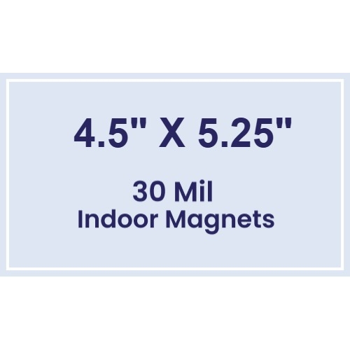 Magnet - 4.5x5.25 Square Corners - 30 Mil