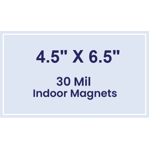 Magnet - 4.5x6.5 Square Corners - 30 Mil