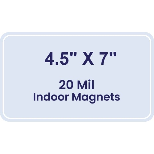 Magnet - 4.5x7 Round Corners - 20 mil