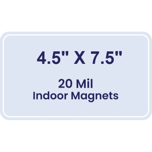 Magnet - 4.5x7.5 Round Corners - 20 mil