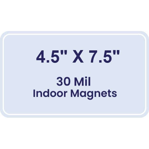 Magnet - 4.5x7.5 Round Corners - 30 Mil