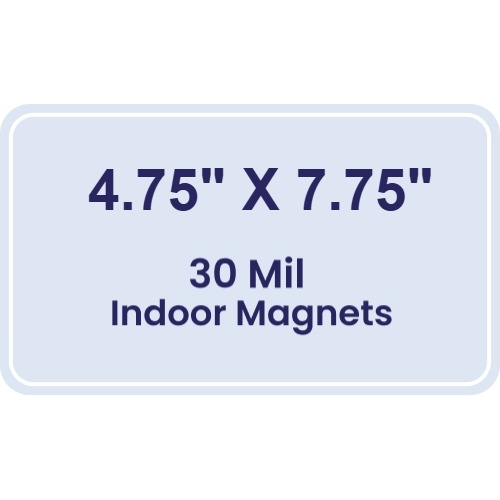 Magnet - 4.75x7.75 Round Corners - 30 Mil
