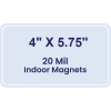 Magnet - 4x5.75 Round Corners - 20 mil