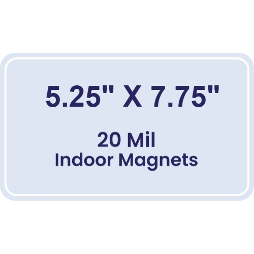 Magnet - 5.25x7.75 Round Corners - 20 mil