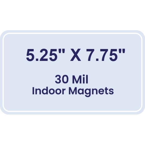 Magnet - 5.25x7.75 Round Corners - 30 Mil