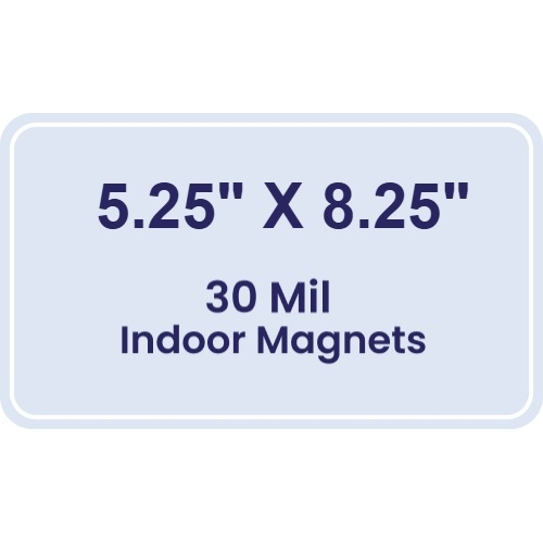 Magnet - 5.25x8.25 Round Corners - 30 Mil