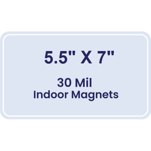 Magnet - 5.5x7 Round Corners - 30 Mil
