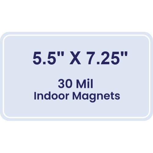 Magnet - 5.5x7.25 Round Corners - 30 Mil