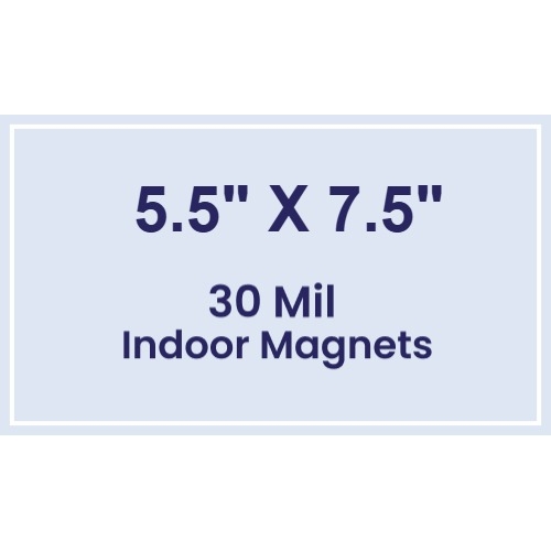 Magnet - 5.5x7.5 Square Corners - 30 Mil