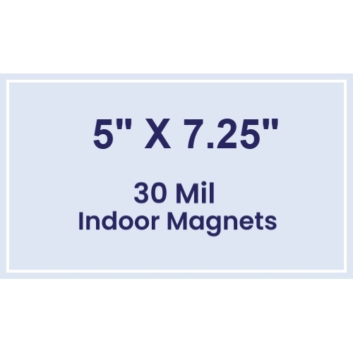 Magnet - 5x7.25 Square Corners - 30 Mil