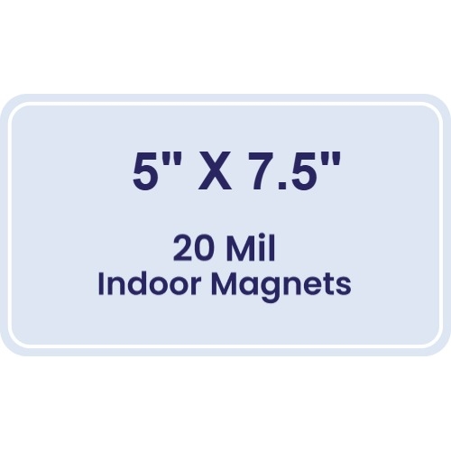 Magnet - 5x7.5 Round Corners - 20 mil