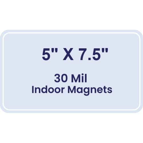 Magnet - 5x7.5 Round Corners - 30 Mil