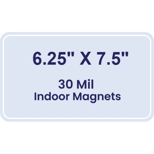 Magnet - 6.25x7.5 Round Corners - 30 Mil