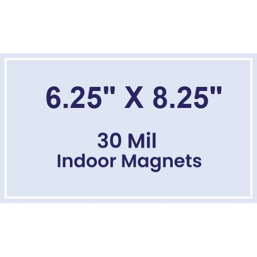 Magnet - 6.25x8.25 Square Corners - 30 Mil