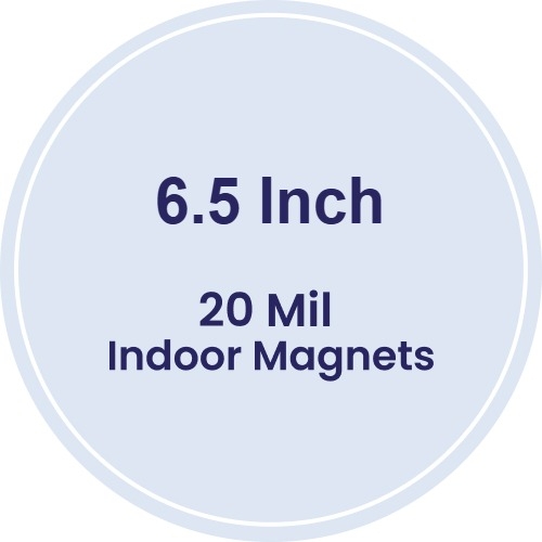 Magnet - 6.5 Inch Diameter Circle - 20 mil