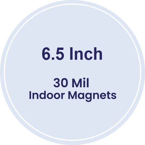 Magnet - 6.5 Inch Diameter Circle - 30 Mil