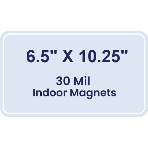 Magnet - 6.5x10.25 Round Corners - 30 Mil