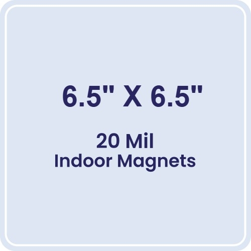 Magnet - 6.5x6.5 Round Corners - 20 mil