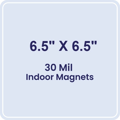 Magnet - 6.5x6.5 Round Corners - 30 Mil