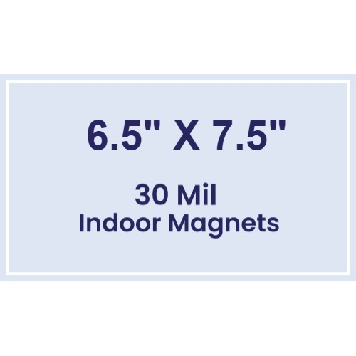 Magnet - 6.5x7.5 Square Corners - 30 Mil