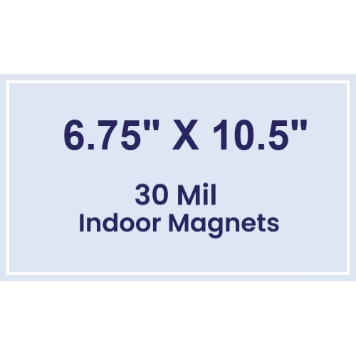 Magnet - 6.75x10.5 Square Corners - 30 Mil