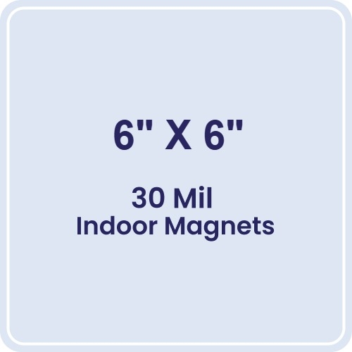 Magnet - 6x6 Round Corners - 30 Mil