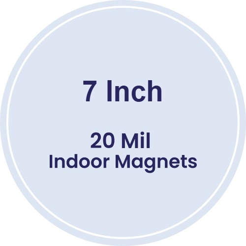 Magnet - 7 Inch Diameter Circle - 20 mil