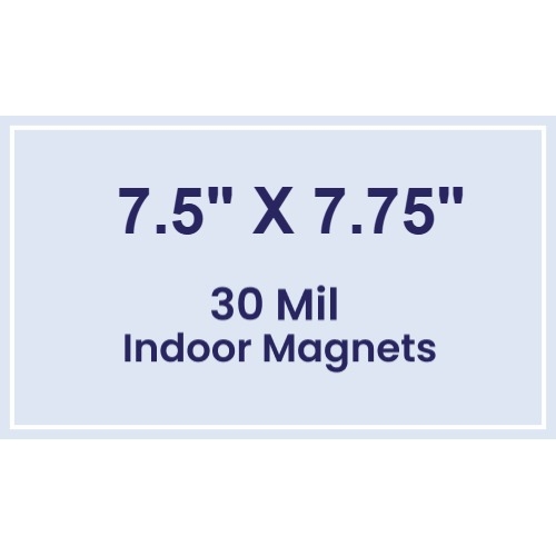 Magnet - 7.5x7.75 Square Corners - 30 Mil
