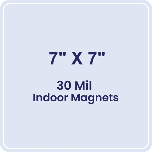 Magnet - 7x7 Round Corners - 30 Mil