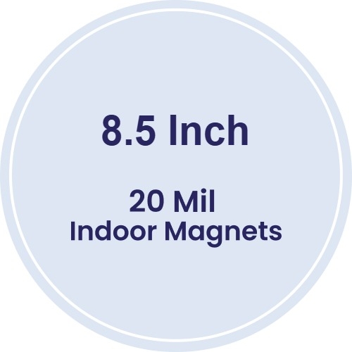 Magnet - 8.5 Inch Diameter Circle - 20 mil