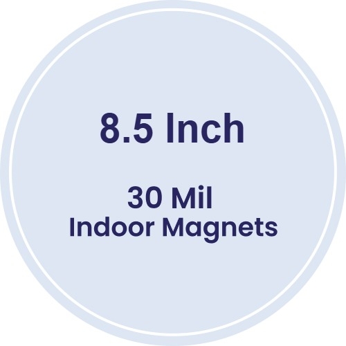 Magnet - 8.5 Inch Diameter Circle - 30 Mil