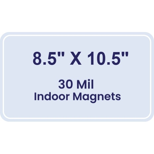 Magnet - 8.5x10.5 Round Corners - 30 Mil