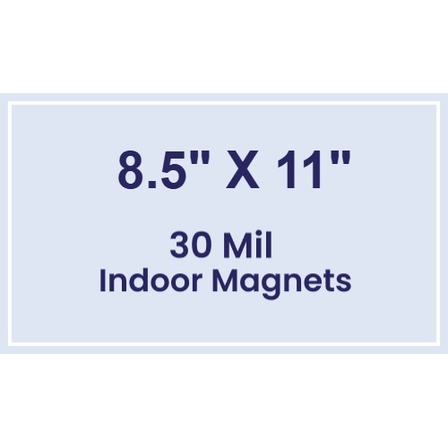 Magnet - 8.5x11 Square Corners - 30 Mil