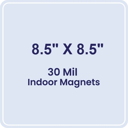 Magnet - 8.5x8.5 Round Corners - 30 Mil