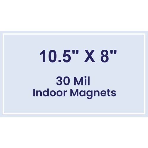Magnet - 10.5x8 Square Corners - 30 Mil