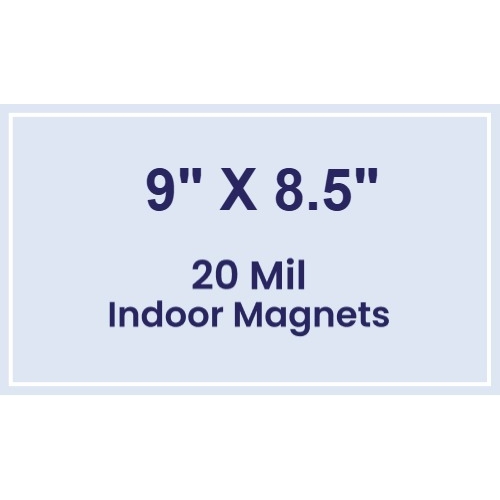 Magnet - 9 x 8.5 Square Corners - 20 mil