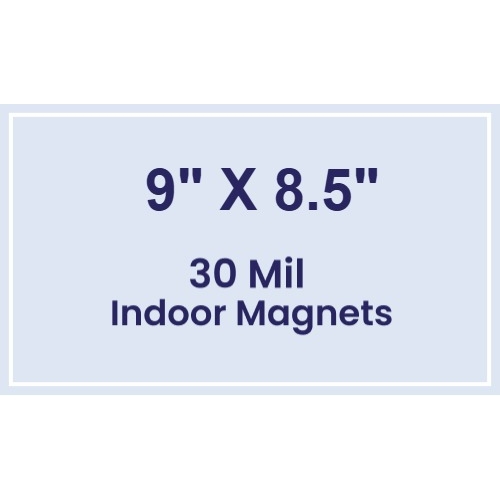 Magnet - 9 x 8.5 Square Corners - 30 Mil