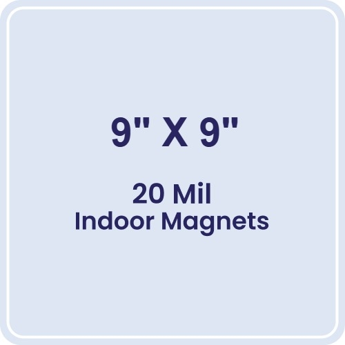 Magnet - 9x9 Round Corners - 20 mil