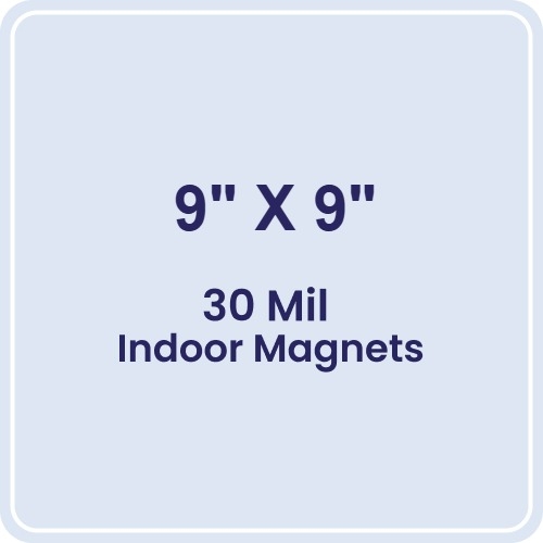 Magnet - 9x9 Round Corners - 30 Mil