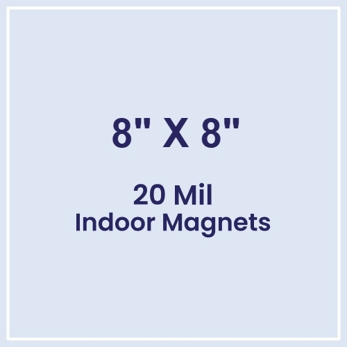 Magnet - 8x8 Square Corners - 20 mil